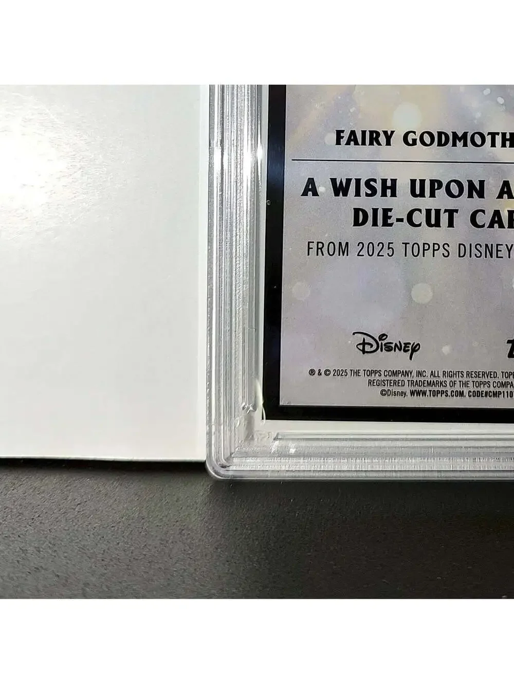 Fairy Godmother 2025 Topps Chrome Disney #W-20 Wish Upon A Star Die Cut PSA 9